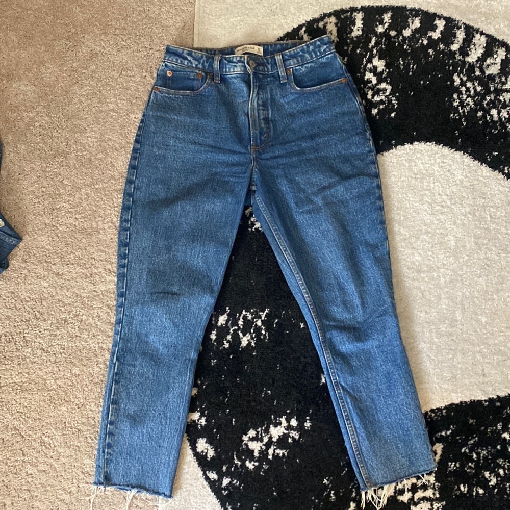 Abercrombie & Fitch Curve Love Skinny High Rise Jeans 27 short
